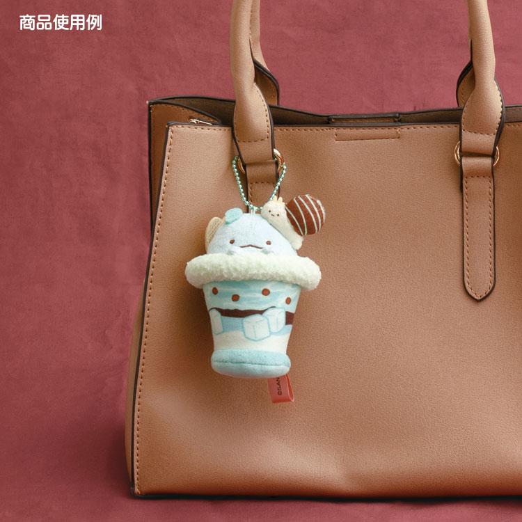 Sumikko Gurashi Tokage Lizard Mint Chocolate Parfait Plush Keychain San-X Japan