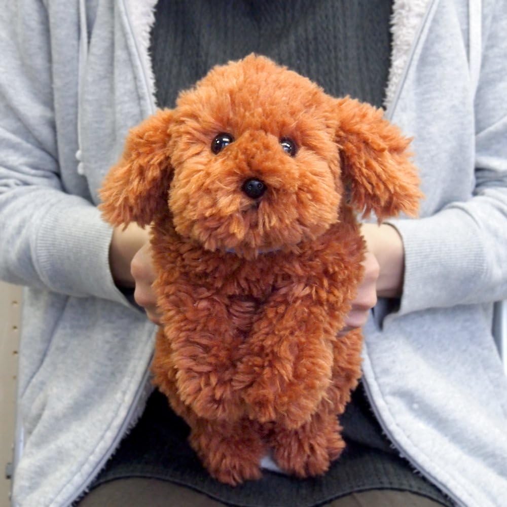 Hizawanko Toy Poodle Plush Doll Brown Sunlemon Japan