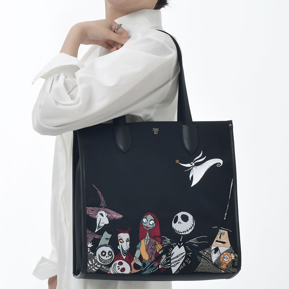 NIGHTMARE BEFORE CHRISTMAS Jack & Zero Tote Bag ANNA SUI Disney Store Japan 2024