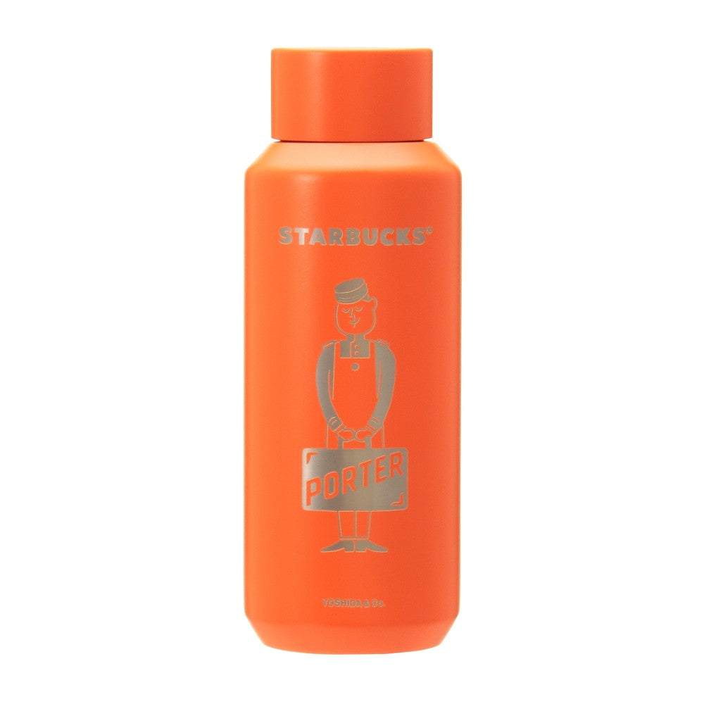 Starbucks Japan PORTER Recycled Stainless Bottle Matte Orange 355ml