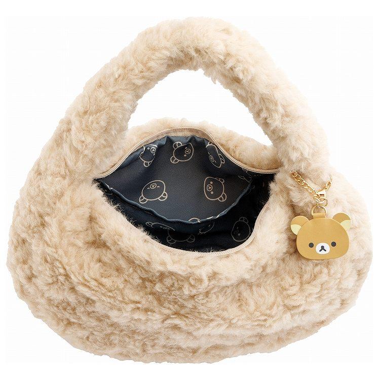 BASIC RILAKKUMA BOA Plush Hand Bag San-X Japan 2025