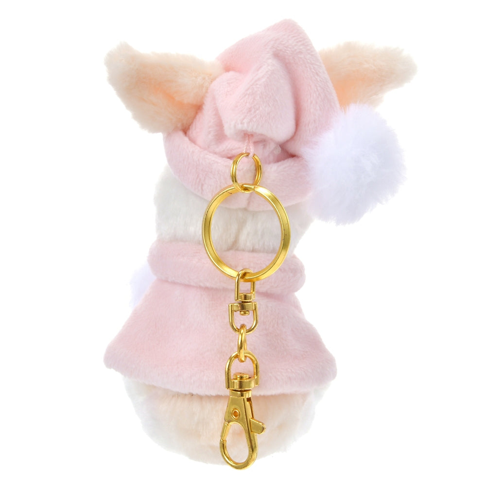 Piglet Plush Keychain Fruit Latte Color White Pooh Disney Store Japan 2024