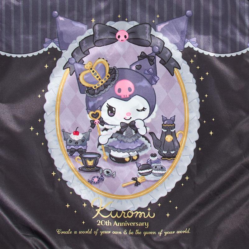 Kuromi Satin Eco Shopping Tote Bag Black Sanrio Japan 2025