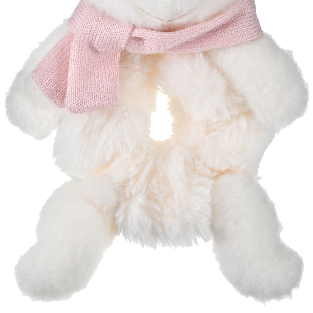 Winnie the Pooh Plush Scrunchy Ponytail Holder White Disney Store Japan 2025
