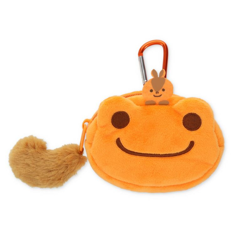 Pickles the Frog Carabiner Pouch with Almond Orange Japan 2025