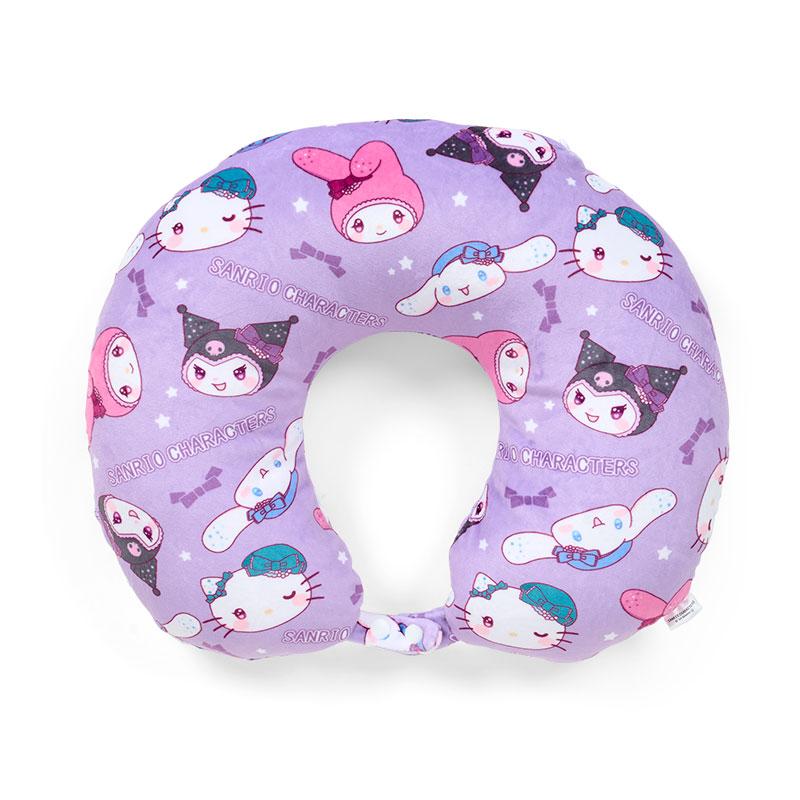 Sanrio Characters Neck Pillow Purple Japan Travel