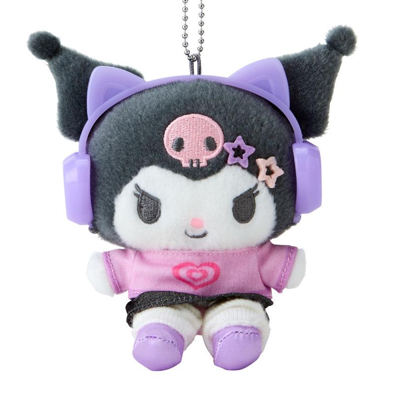 Kuromi Plush Mascot Holder Keychain HeiSei POP Sanrio Japan 2024