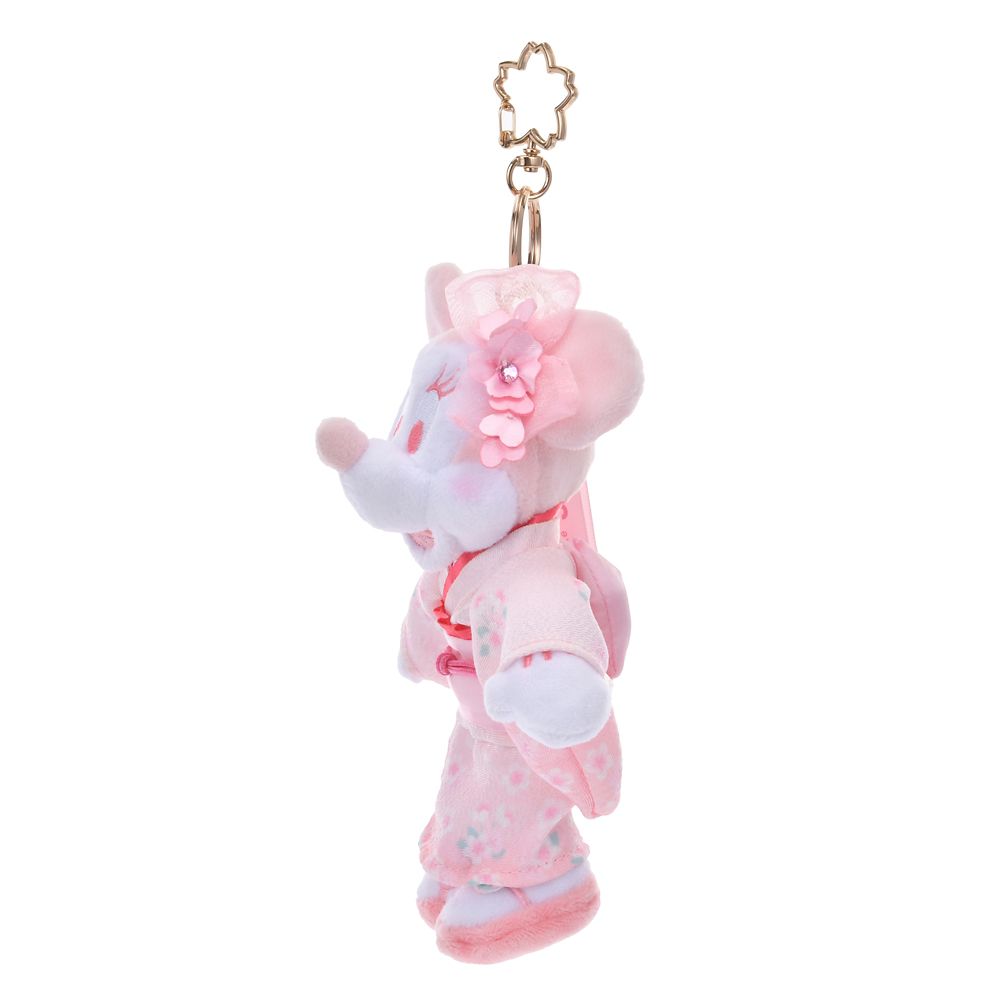 Minnie Plush Keychain Kimono SAKURA Disney Store Japan 2025 Limit