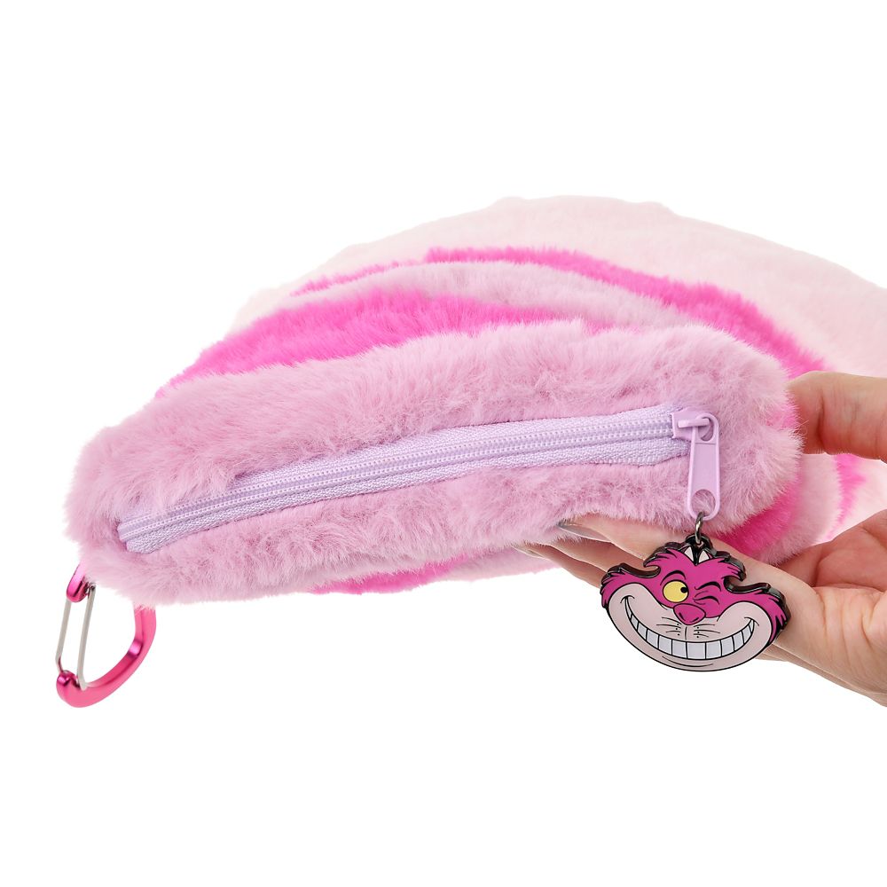 Alice in Wonderland Cheshire Cat Karabiner Pouch Paw Pink Disney Store Japan