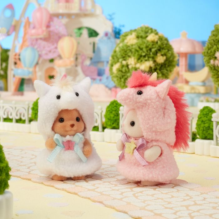 Sylvanian Families Baby Pair Doll Set Unicorn EPOCH Japan Limit