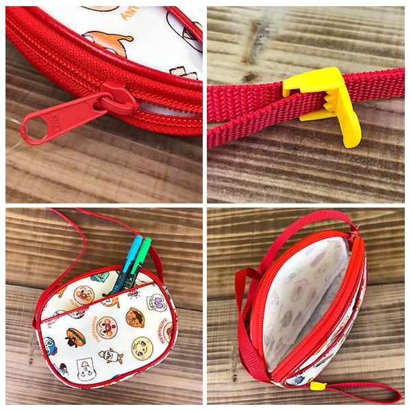 Anpanman Kids Pochette Bag Red ANC-1600 Japan