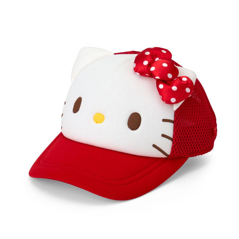 Hello Kitty Kids Mesh Cap Red Sanrio Japan 2025