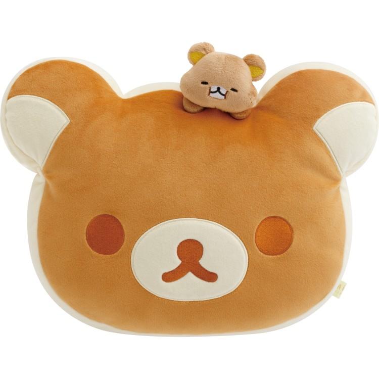 Rilakkuma Super Mochi Soft Plush Doll Face stay with me San-X Japan 2025