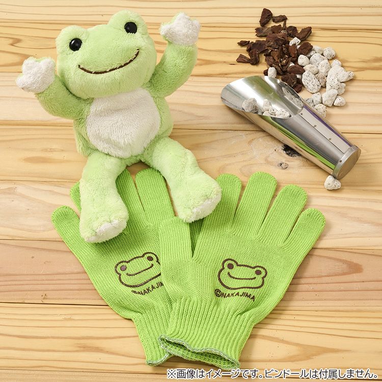 Pickles the Frog Gloves Face Green Japan 2025