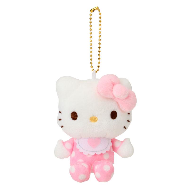 Hello Kitty Plush Keychain Baby Pink Sanrio Japan 2025