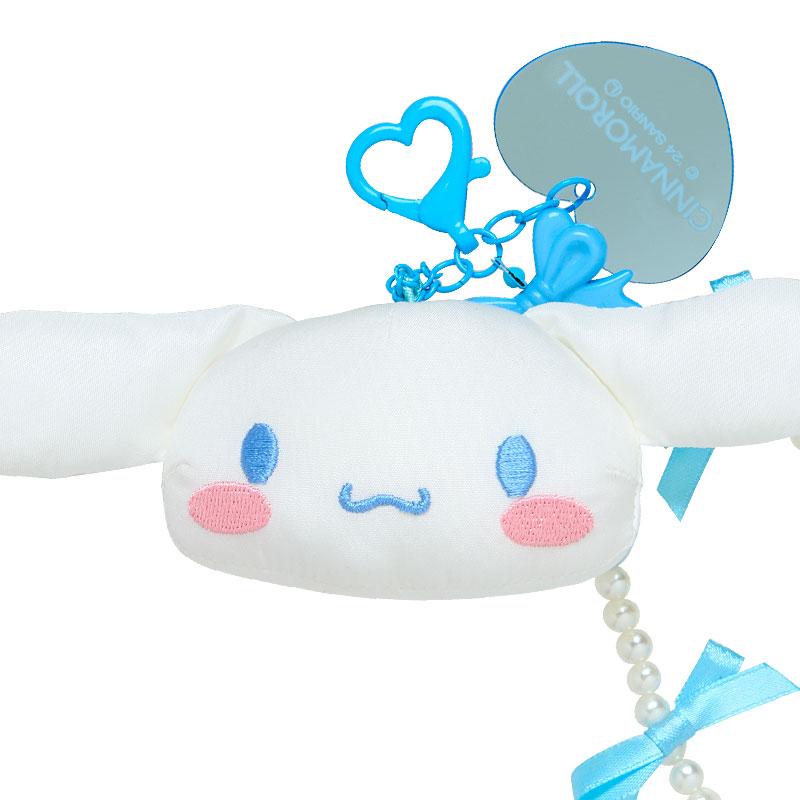 Cinnamoroll Plush Mascot Beaded Strap Cushion Ribbon Sanrio Japan 2024