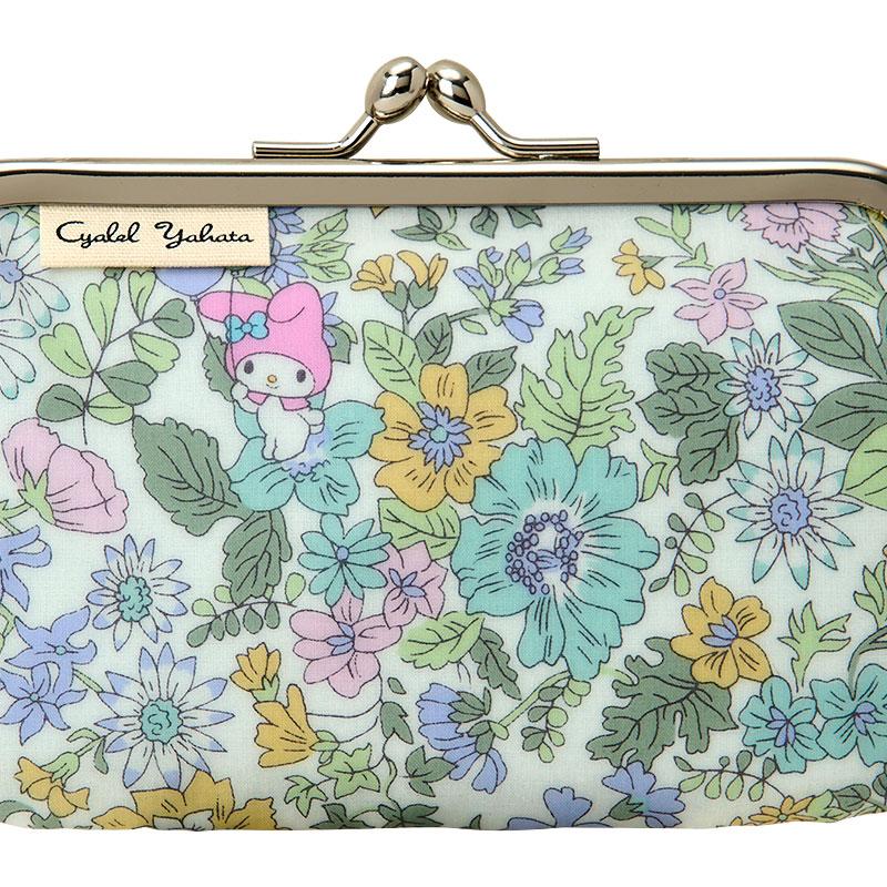 My Melody Liberty Fabrics Mini Clasp Pouch Blue Sanrio Japan 2025