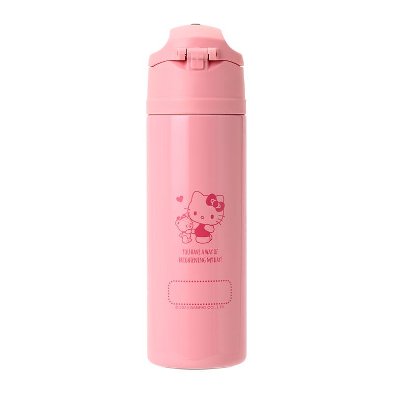 Hello Kitty Kids Stainless Bottle w/ Cover Strap Sanrio Japan 2024