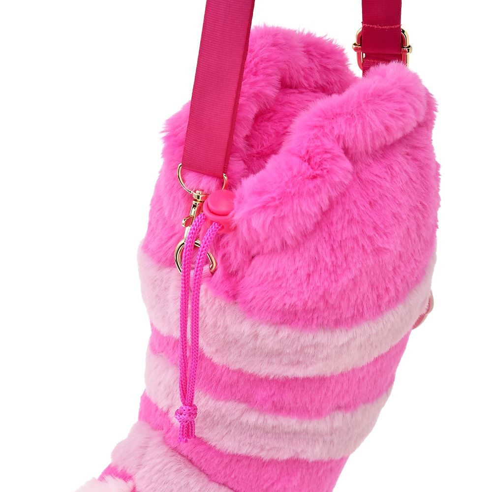 Alice in Wonderland Cheshire Cat Pochette Bag with Charm Pink Disney Store Japan