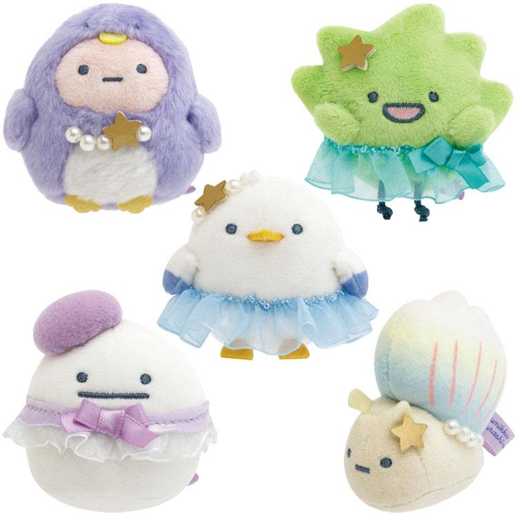 Sumikko Gurashi mini Tenori Plush Doll Set Penguin Lagoon San-X Japan 2025