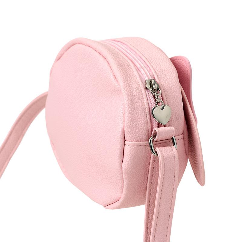 My Melody Kids Shoulder Bag Face Shape Pink Sanrio Japan 2024