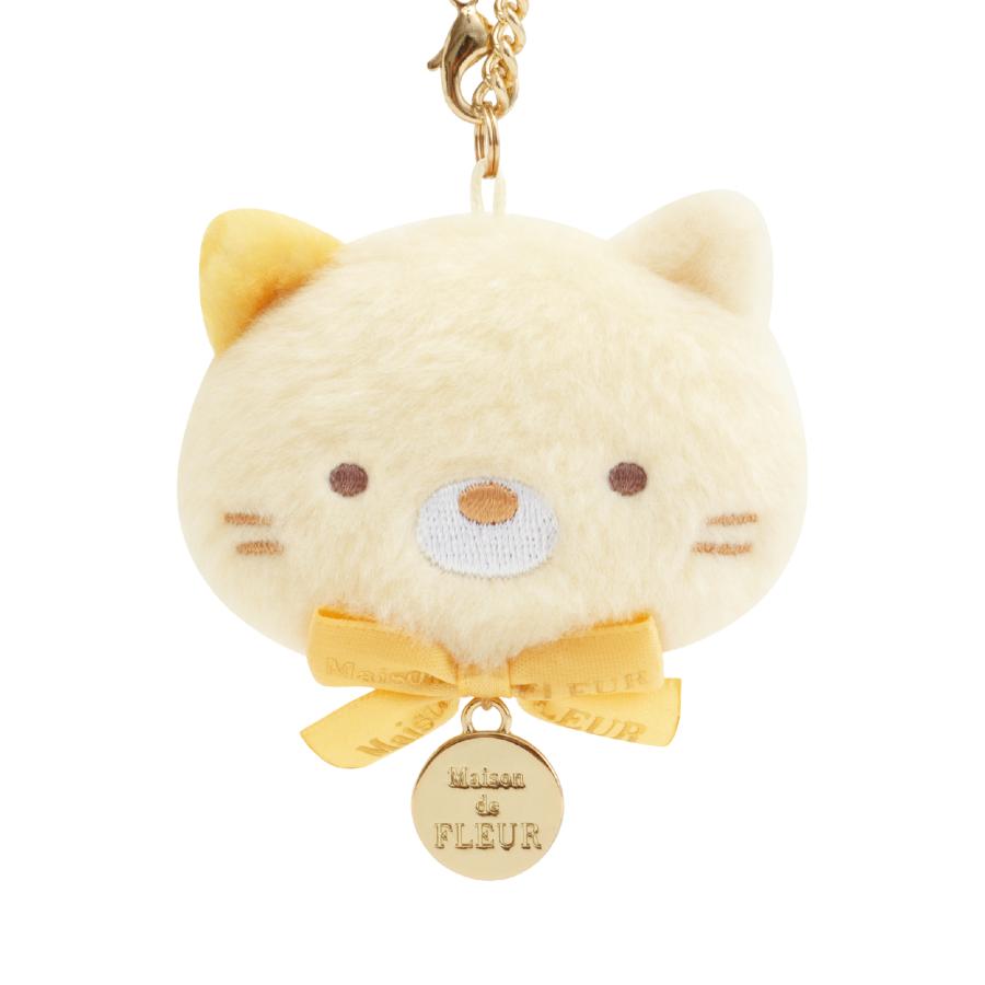 Sumikko Gurashi Maison de FLEUR Neko Cat Keychain Bag Charm San-X Japan 2024