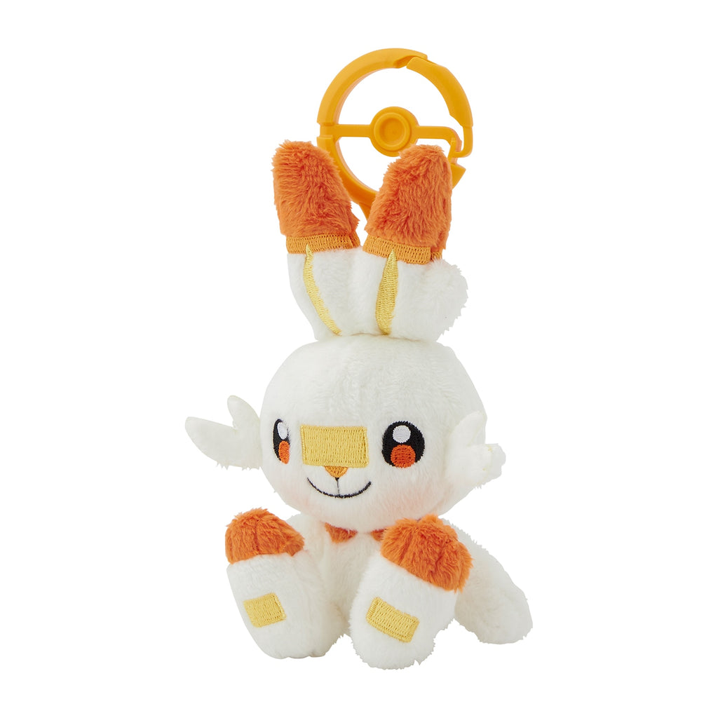 Scorbunny Hibanny Plush Keychain with Carabiner Pokemon Center Japan 2024