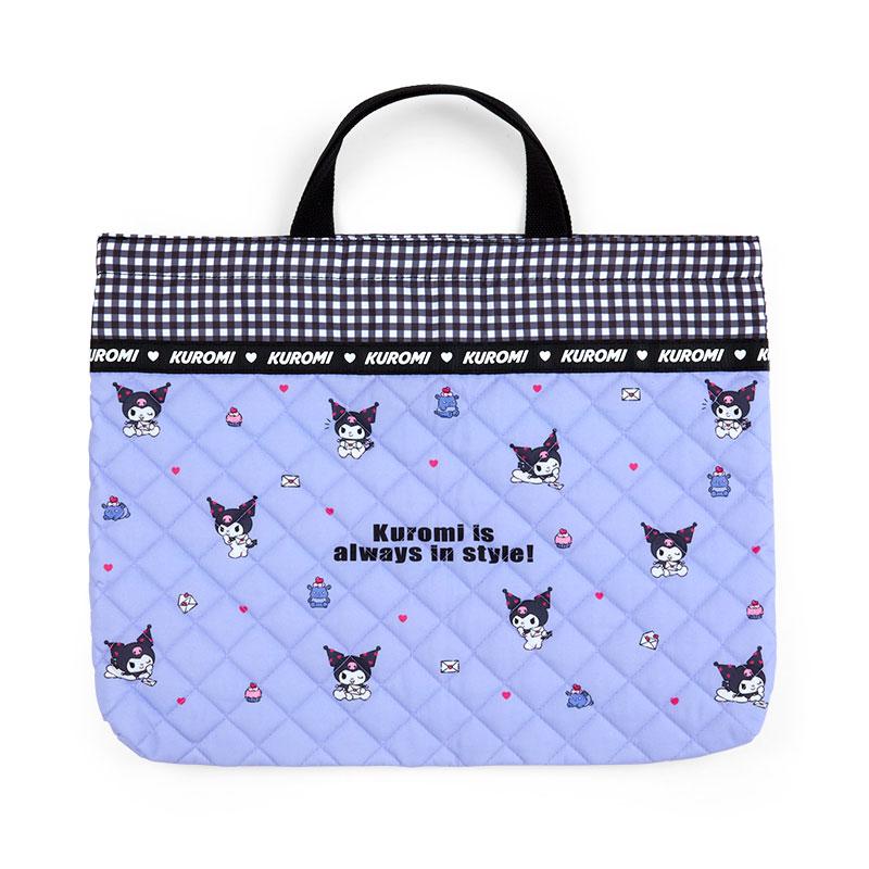 Kuromi Kids Quilting Tote Lesson Bag Sanrio Japan