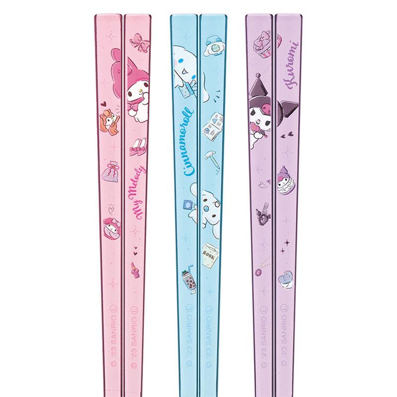Acrylic Chopsticks 3 pcs Set Character Sanrio Japan 2025