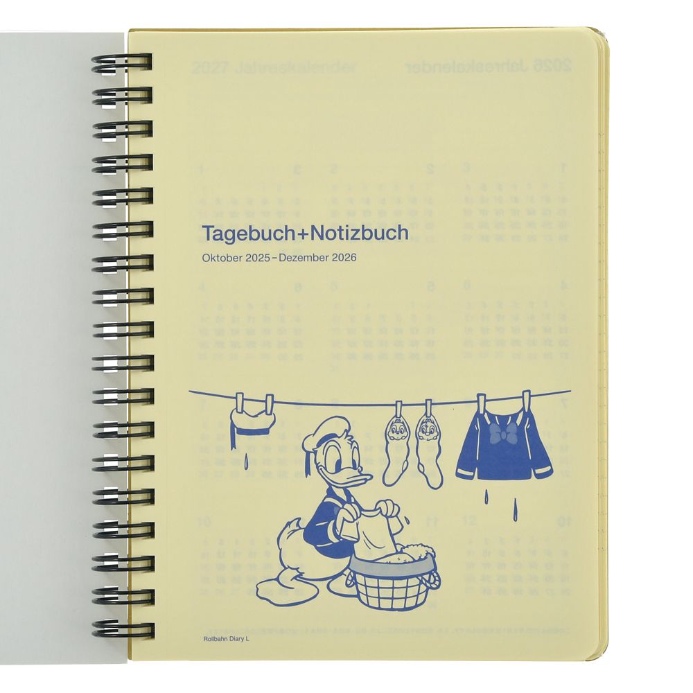 Donald & Friends 2026 Schedule Book B6 Rollbahn Diary L Disney Store Japan