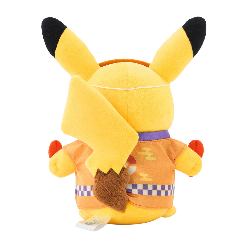 Pikachu Plush Doll Niwaka Mask Pokemon Center Fukuoka Japan Limit 2025