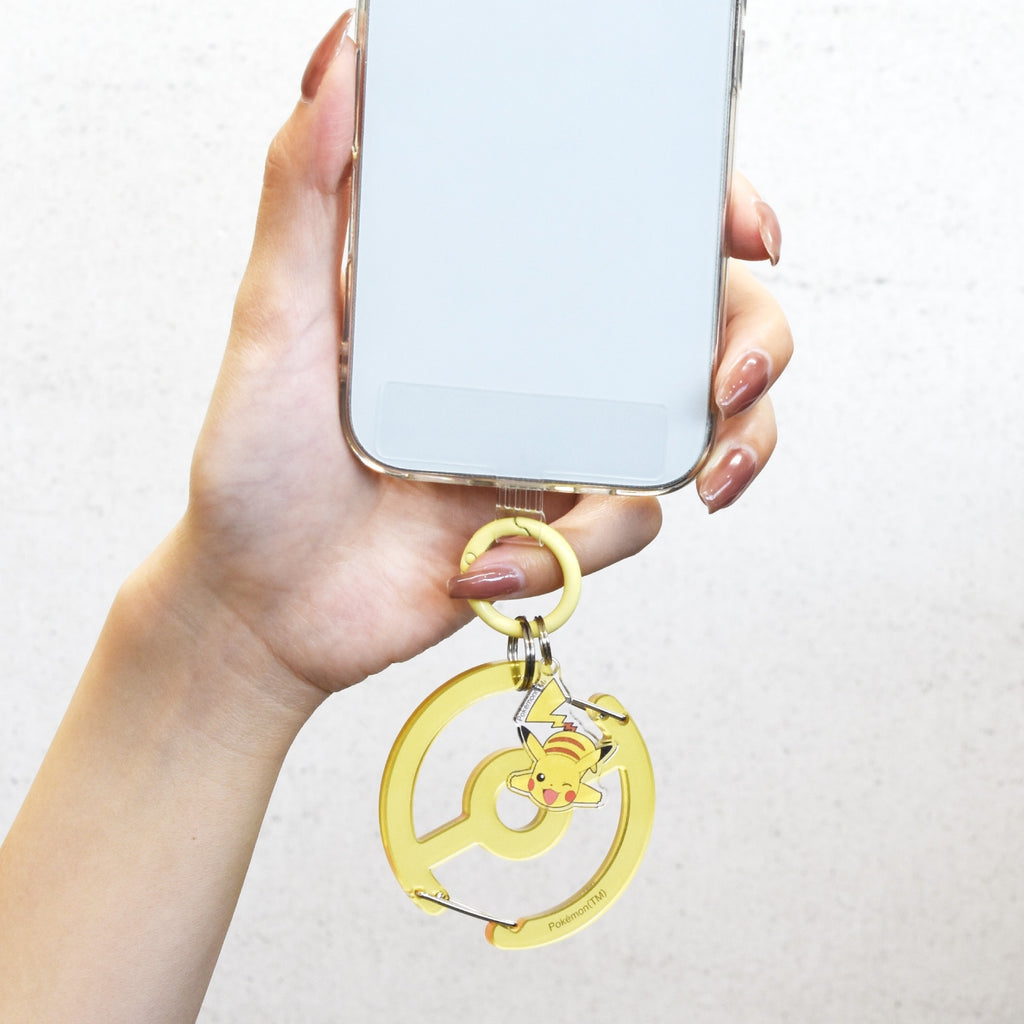 Pikachu Multi Ring for Smartphone with Carabiner Pokemon Center Japan 2025