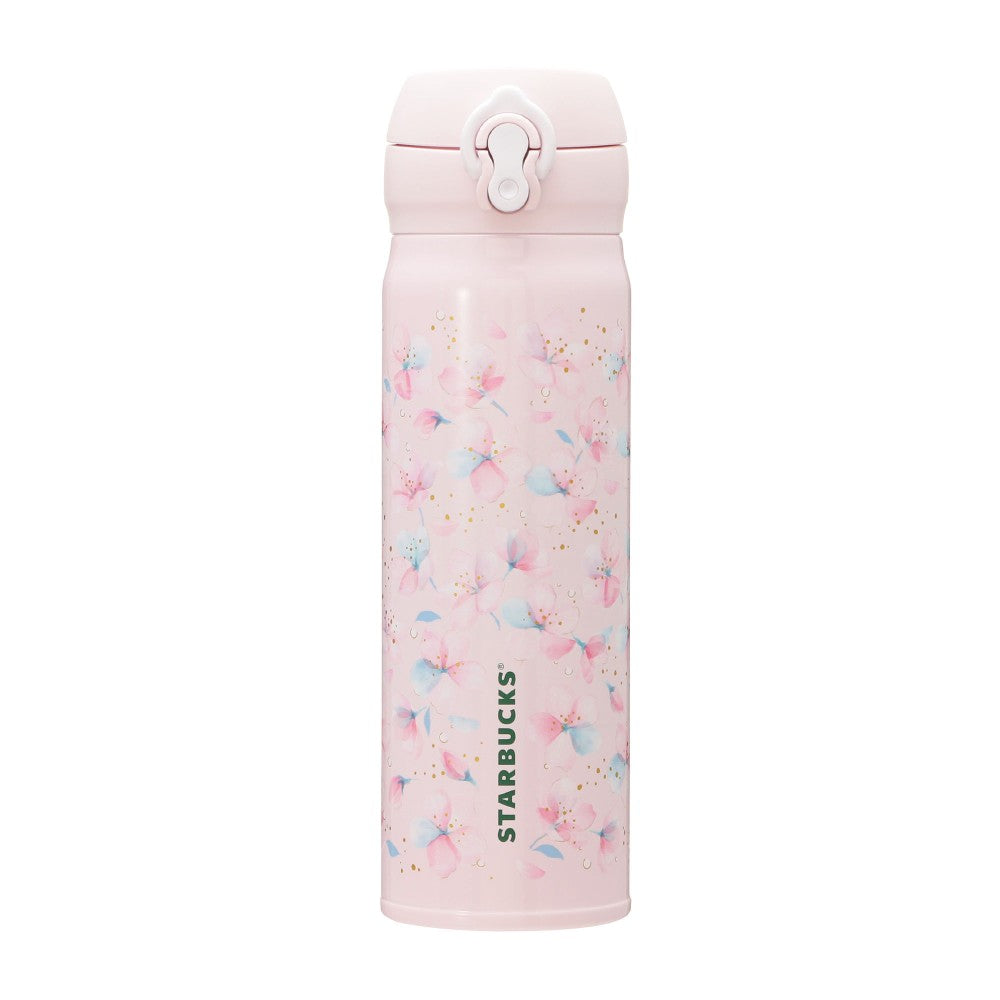 Starbucks Japan SAKURA 2025 Thermos Handy Stainless Bottle Pale Pink 500ml