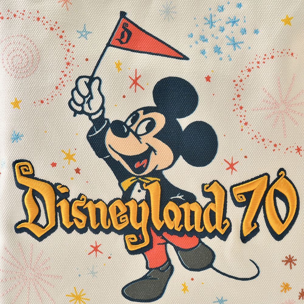 Mickey Tote Bag DISNEYLAND RESORT 70TH CELEBRATION Disney Store Japan 2025