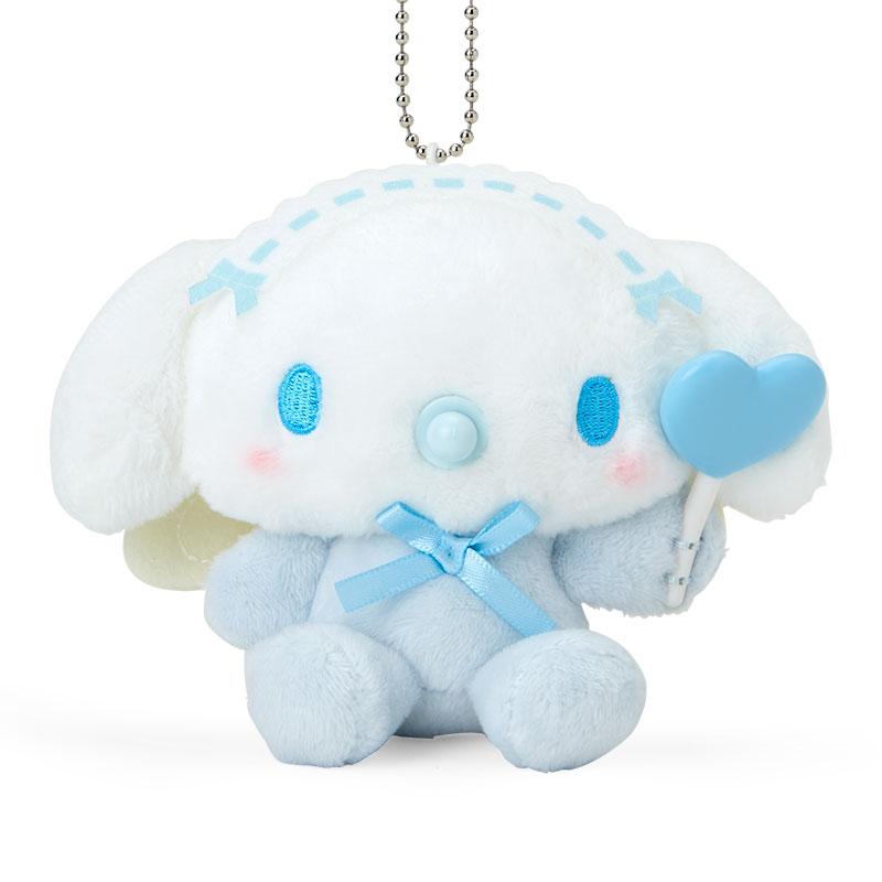 Cinnamoroll Plush Mascot Holder Keychain Baby Angel Sanrio Japan 2024