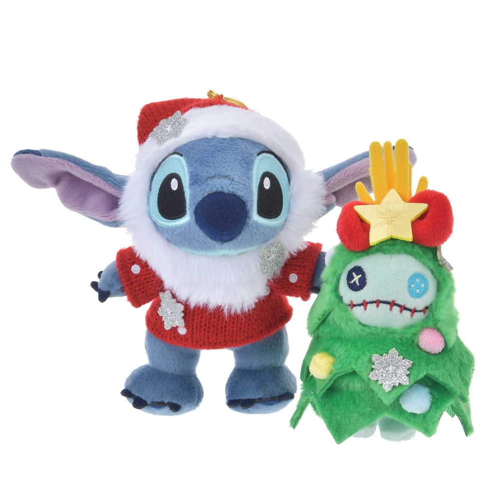 Scrump Plush Keychain Disney Store Japan Christmas 2024 Stitch