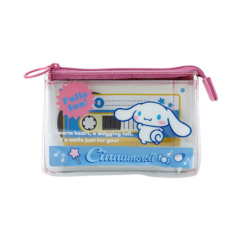 Cinnamoroll Pouch Clear Cassette Style Vintage Retro Sanrio Japan 2024