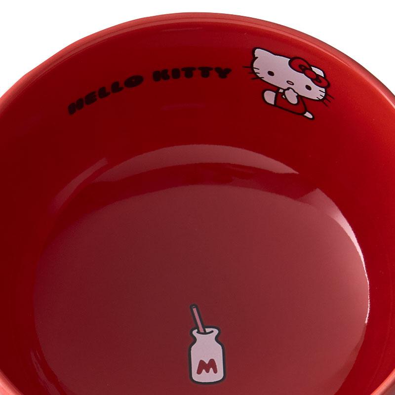 Hello Kitty Ceramic Bowl Red Sanrio Japan 2025