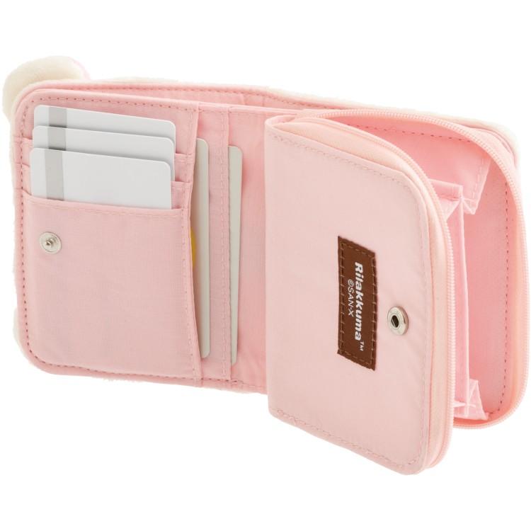 Korilakkuma Plush Bifold Wallet White San-X Japan 2025 Rilakkuma