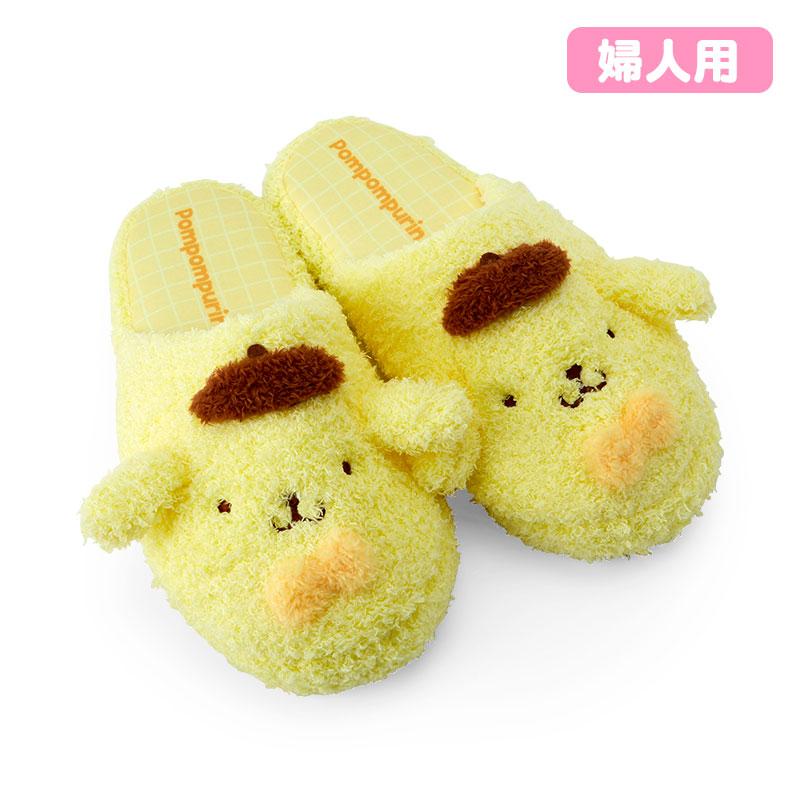 Pom Pom Purin Slipper Face Shape Sanrio Japan 2024