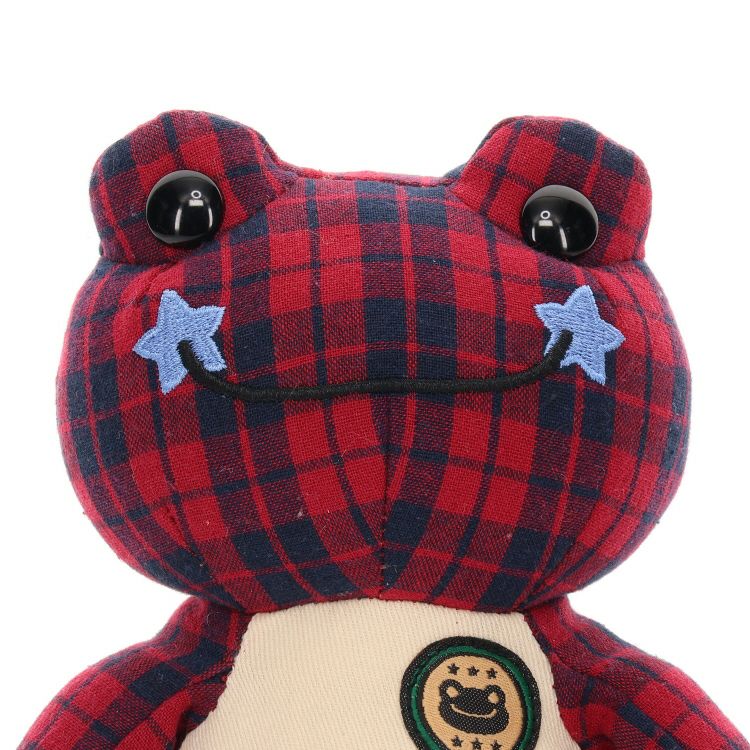 Pickles the Frog Bean Doll Plush USA Red Check Japan 2024