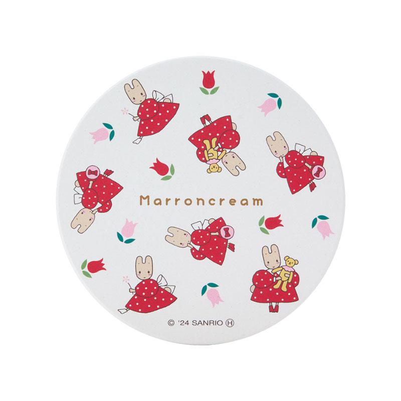 Marron Cream Water Absorption Coaster Flower Sanrio Japan 2024