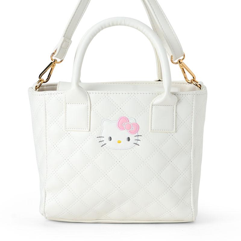 Hello Kitty Quilt 2WAY Shoulder mini Tote Bag Sanrio Japan 2024