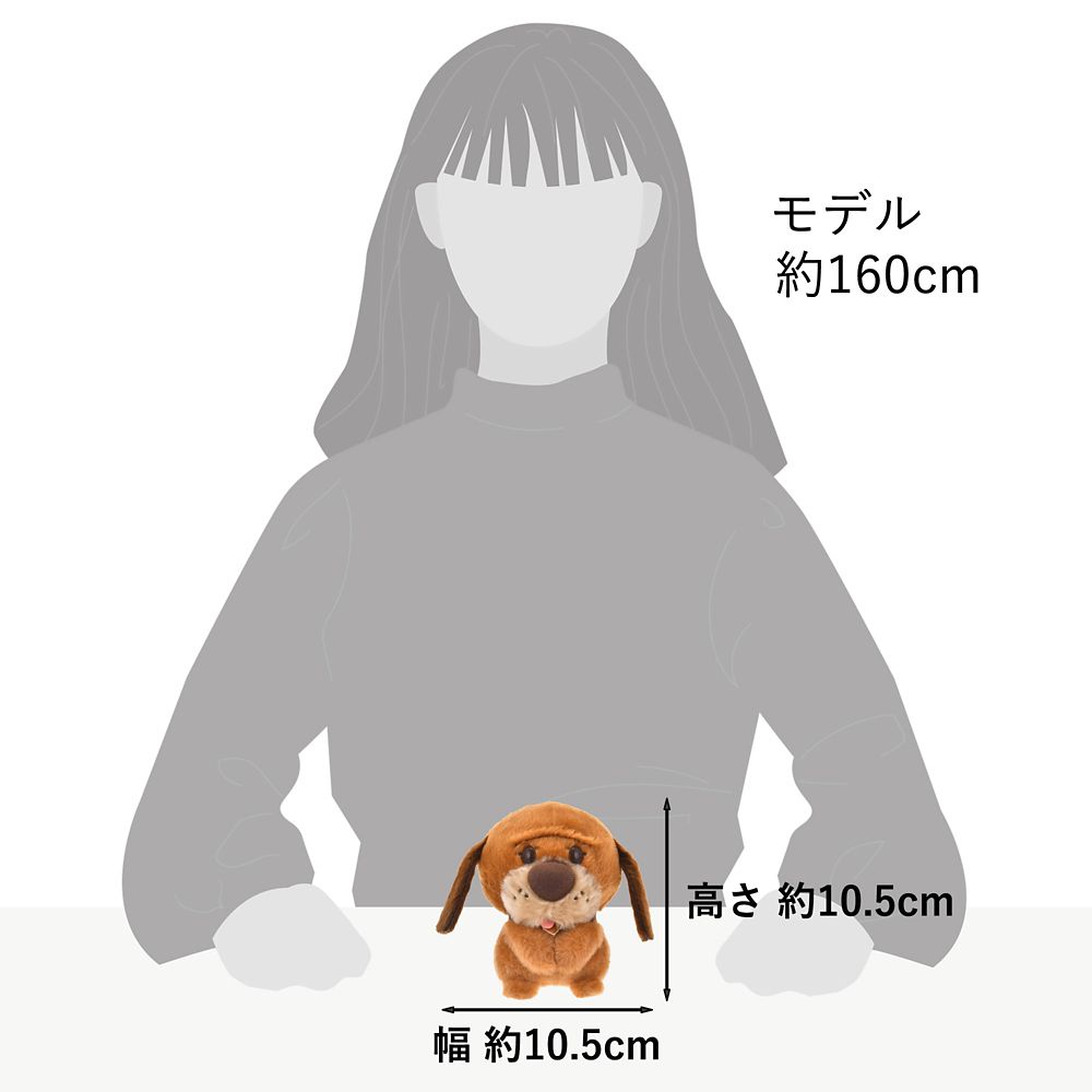 Trusty Plush Doll Urupocha-chan Disney Store Japan 2025 Lady and the Tramp