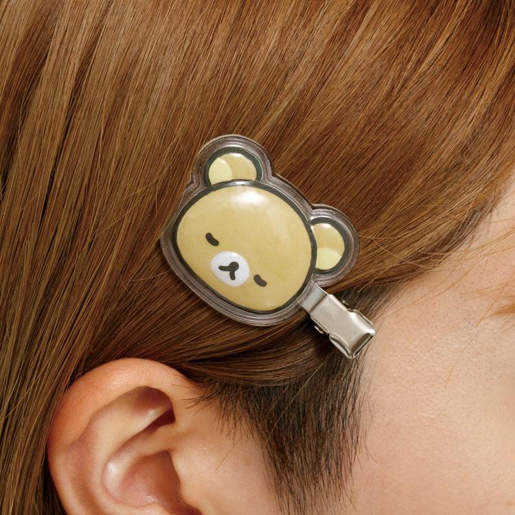 Rilakkuma Hair Clip Face San-X Japan 2025