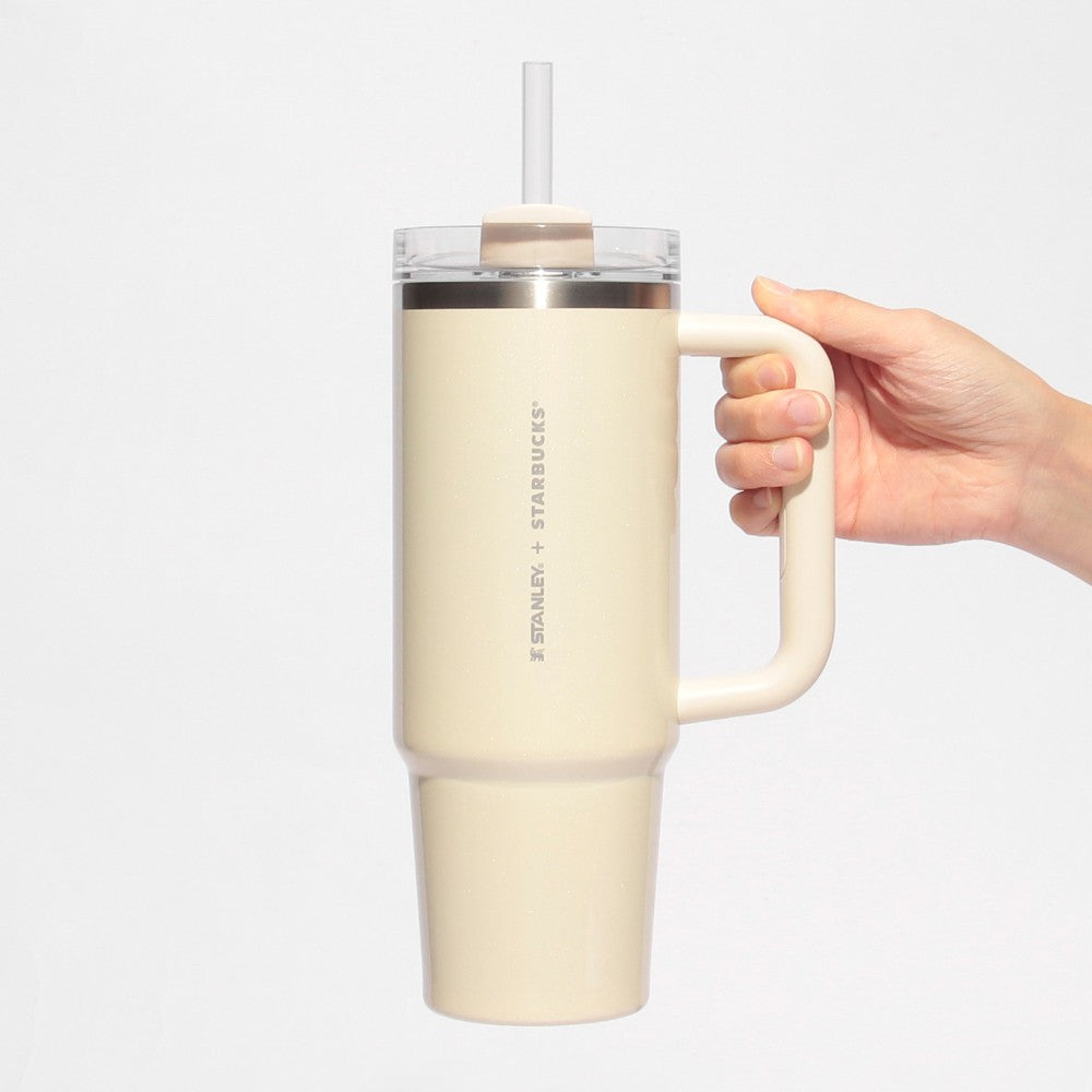 Starbucks Japan STANLEY 3WAY Stainless Tumbler Pearl Ivory 887ml 2025