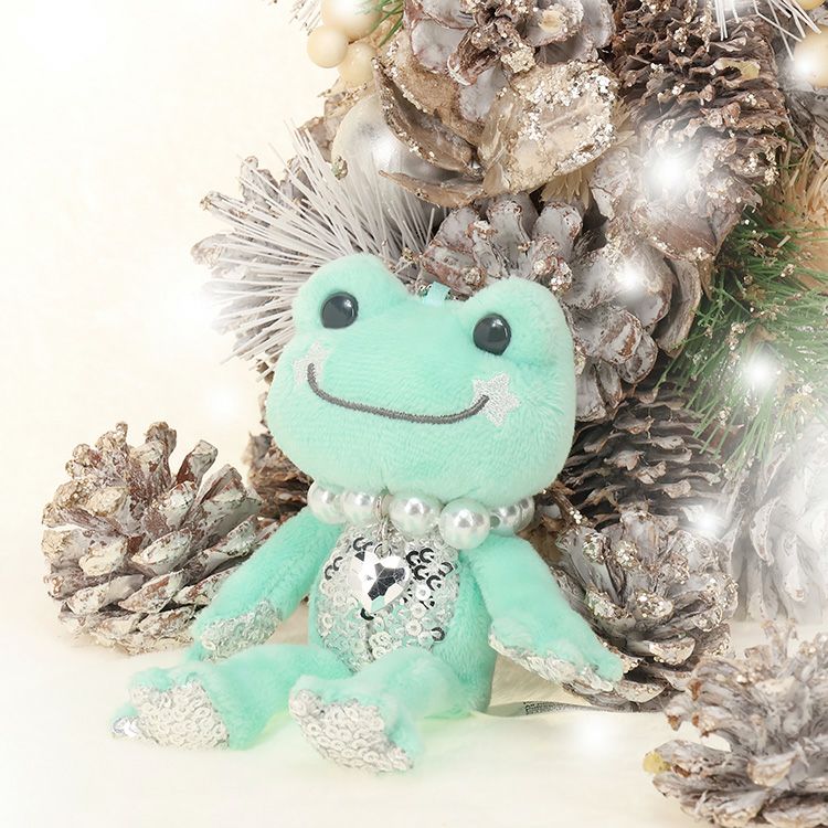 Pickles the Frog Plush Keychain USA JEWEL Green Japan 2024