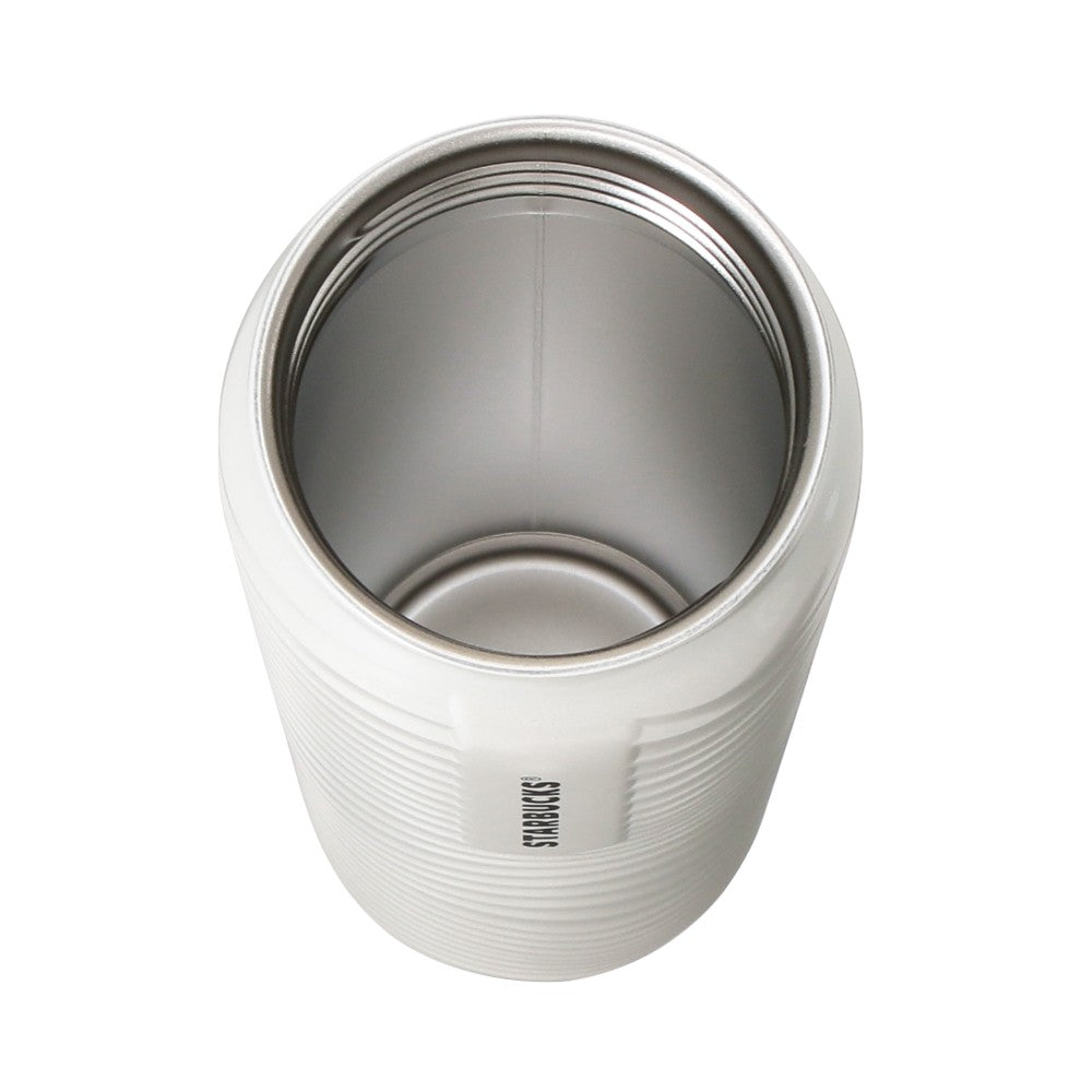Starbucks Japan Can-shaped Stainless Bottle Pearl White 473ml Tumbler
