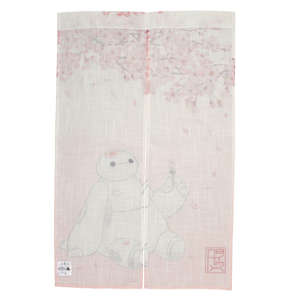 Big Hero 6 Baymax Japanese Doorway Curtain Noren SAKURA Disney Store Japan 2025