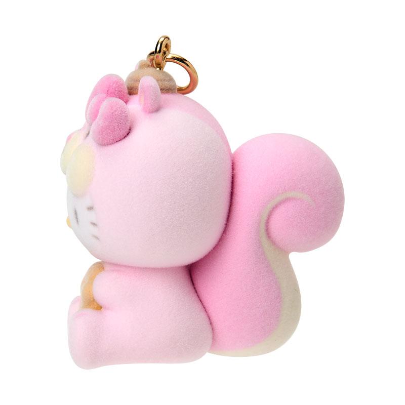 Hello Kitty Keychain Key Holder Tail Fluffy Squirrel Sanrio Japan 2025